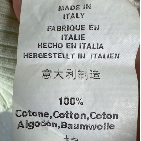 Brandy Melville Women's Ribbed Extra Cropped V-Neck Sweater Mint Green One Size - Picture 8 of 9